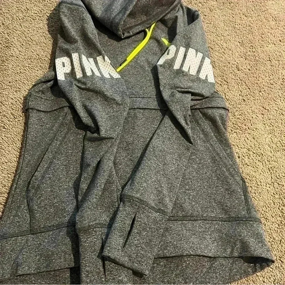 victoria secret Pink Ultimate Gray Sweatshirt Size XS - Picture 9 of 10